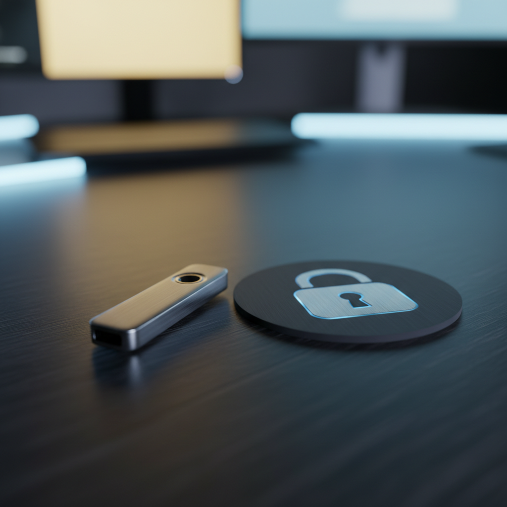Hardware security module en slot symbool